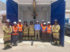 Integrantes de la 3ª Compañía de Bomberos participaron en capacitación sobre manejo seguro de gas cloro