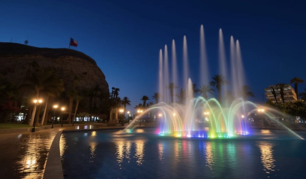 Histórica recuperación: Vicuña Mackenna tendrá fuente de aguas danzantes y show de luces 