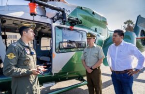 Llegó a Arica nuevo helicóptero de Carabineros financiado por el Gobierno Regional