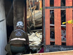 Incendio deja dos personas heridas