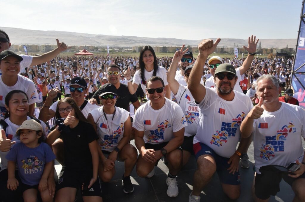 Con récord de participación se desarrolló La Corrida Más Grande de Chile
