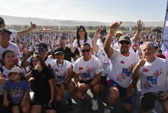 Con récord de participación se desarrolló La Corrida Más Grande de Chile