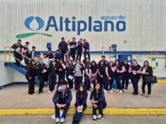 Estudiantes del Colegio Adolfo Beyzaga conocen el impacto de la tecnología hídrica en la Planta Lluta