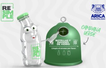 Arica avanza en reciclaje de vidrio: ya son 31 las campanas verdes operativas en distintos sectores de la ciudad
