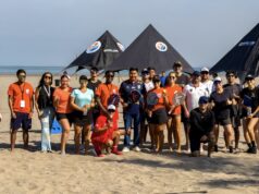 En Chinchorro arrancan clínicas de tenis playa gracias al Fondo Concursable del 8%
