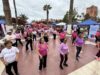 Plaza Colón se tiñó de rosa con la “Zumbatón Rosa: Muévete por la Vida”