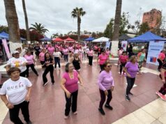 Plaza Colón se tiñó de rosa con la “Zumbatón Rosa: Muévete por la Vida”